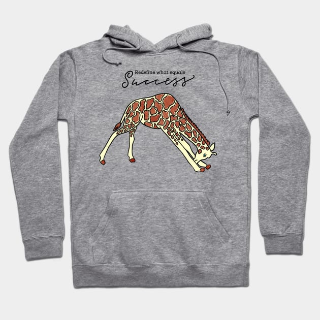 Giraffe Yoga Hoodie by jencloes